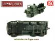 Le Berliet 6x6 GBC 8 KT lance fusée miniature de Dinky Toys England au 1/50e