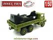 Le Berliet 6x6 GBC 8 KT lance fusée miniature de Dinky Toys England au 1/50e