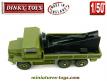Le Berliet 6x6 GBC 8 KT lance fusée miniature de Dinky Toys England au 1/50e