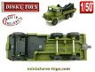 Le Berliet 6x6 GBC 8 KT lance fusée miniature de Dinky Toys England au 1/50e