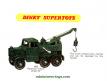 Le Scammel 6x6 dépanneuse militaire miniature de Dinky Toys au 1/50e incomplet