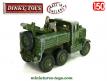 Le Scammel 6x6 dépanneuse militaire miniature de Dinky Toys au 1/50e incomplet