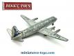 Le Viscount Vickers Airliner miniature par Dinky Toys au 1/300e incomplet