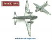 Le Vickers Viking Airliner en avion miniature par Dinky Toys au 1/300e incomplet