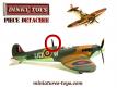 L'antenne du Spitfire Mk II miniature de Dinky Toys england