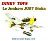 La bombe noire du Junkers JU87 Stuka miniature de Dinky Toys England