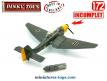 Le Junkers JU 87 B Stuka en miniature Dinky Toys england au 1/72e incomplet