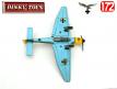 Le Junkers JU 87 B Stuka en miniature Dinky Toys england au 1/72e incomplet