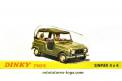 Le fixe antenne radio de la Renault 4 Sinpar miniature Dinky Toys au 1/43e