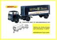 Le Vitrage de cabine de l'Unic Esterel miniature de Dinky Toys n° 803 et 887