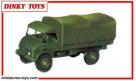 Le camion militaire Unimog Mercedes Benz en miniature Dinky Toys au 1/50e