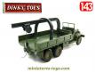 Le camion militaire GMC CCKW 353 lot 7 de Dinky Toys France incomplet