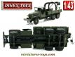 Le camion militaire GMC CCKW 353 lot 7 de Dinky Toys France au 1/43e