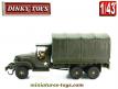 Le camion militaire GMC CCKW 353 6x6 bâché de Dinky Toys France