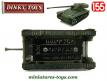 Le char AMX 13 en miniature Dinky Toys France n°80C de 1958 au 1/55e