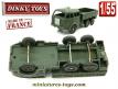 Le Berliet T6 6x6 militaire miniature de Dinky Toys France au 1/55e incomplet