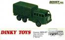 Le Berliet T6 6x6 militaire miniature de Dinky Toys France au 1/55e incomplet