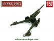 Le canon ABS de 155 en miniature par Dinky Toys France au 1/50e