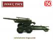 Le canon ABS de 155 en miniature par Dinky Toys France au 1/50e incomplet
