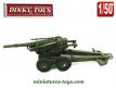 Le canon ABS de 155 en miniature par Dinky Toys France au 1/50e