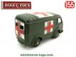 Une ambulance militaire Renault en miniature par Dinky Toys France au 1/55e