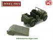 Le Command car Dodge 4x4 WC56 miniature de Dinky Toys au 1/43e incomplet