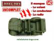 Le Command car Dodge 4x4 WC56 miniature de Dinky Toys au 1/43e incomplet