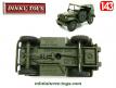 Le Command car Dodge 4x4 WC56 miniature de Dinky Toys au 1/43e incomplet