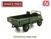 Le Mercedes Unimog U 404 militaire miniature de Dinky Toys incomplet au 1/50e