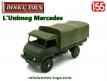 Le camion militaire Unimog Mercedes Benz en miniature Dinky Toys au 1/50e