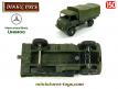 Le camion militaire Unimog Mercedes Benz en miniature par Dinky Toys au 1/50e