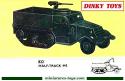 Un Half-track US M3 français en miniature par Dinky Toys au 1/50e