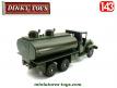 Le camion militaire GMC 6x6 citerne en miniature Dinky Toys France incomplet