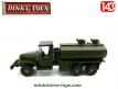 Le camion militaire GMC 6x6 citerne en miniature Dinky Toys France incomplet