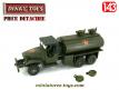 Le couvercle de citerne pour le camion GMC 6x6 militaire miniature de Dinky Toys