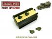 Le couvercle de citerne pour le camion GMC 6x6 militaire miniature de Dinky Toys