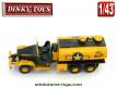 Le camion GMC 6x6 citerne miniature de Dinky Toys France incomplet repeint