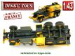 Le camion GMC 6x6 citerne miniature de Dinky Toys France incomplet repeint