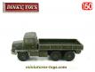 Le Berliet GBC 8KT militaire en miniature de Dinky Toys incomplet au 1/50e