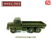 Le Berliet 6x6 GBC 8 KT militaire miniature de Dinky Toys sans bâche au 1/50e