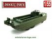 Le DUKW 353 US 6x6 amphibie miniature de Dinky Toys au 1/55e incomplet