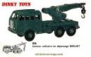 La grue du camion militaire Berliet 6x6 TBU miniature de Dinky Toys au 1/55e