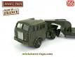 Le Berliet T6 et sa semi remorque porte char miniature de Dinky Toys au 1/55e