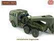 Le Berliet T6 et sa semi remorque porte char miniature de Dinky Toys au 1/55e