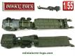 Le Berliet T6 et sa semi remorque porte char miniature Dinky Toys au 1/55e