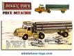 Les quatre ranchers pour l'Unic saharien porte pipeline miniature de Dinky Toys