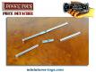 Lot de deux axes rapides de roues en métal pour miniatures Dinky Toys