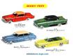 Lot de 8 pneus Dinky Toys 15/8 blancs lisses pour voitures Dinky séries 24/500