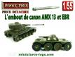 Le canon de 75 du Panhard EBR FL11 miniature de Dinky Toys France au 1/55e