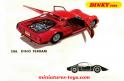 La Ferrari Dino 206S bleue en miniature de Dinky Toys England au 1/43e